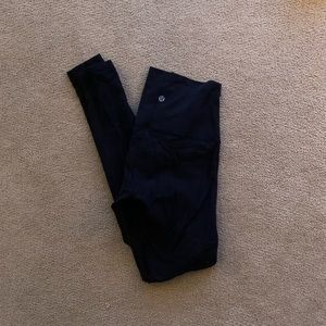 Lululemon high waisted black leggings
